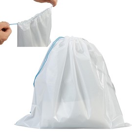 Healeved 10 Disposable Vomit Bags Travel Emisis Bags Plastic Bags Throw Bags Trash Bags for Car Traffic Pregnancy (White)