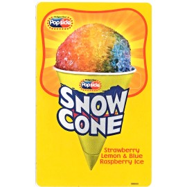 Popsicle Snow Cone Rainbow Snow Cone Ice Cream Truck Sticker 5"x8"