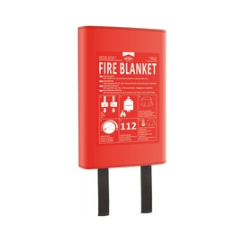 ELRO Fire Blankets FB1300 Fire Blanket 1.2 m x 1.2 m Hard Cover According to DIN EN 1869