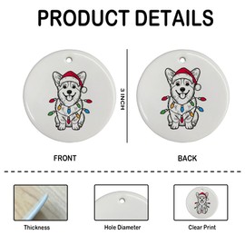 Corgi Ornaments for Christmas Tree - Corgi Christmas Ornament, Corgi Christmas Decorations, Dog Christmas Ornaments, Christmas Ornaments Dog, Corgi Decor, Christmas Dog Decorations