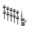 Doja Industrial Self-Tapping Screws 6.3 x 25 + Drill Socket
