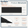 BUBOS 6 Pack Large Acoustic Panels,48x12Inch SoundProof Panels for Walls,Self