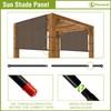 FLORALEAF Pergola Shade Cover 8'×12' Universal Replacement Canopy for Outdoor