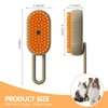 CHANGLES 3-in-1 Cat & Dog Steam Brush, Rotating Handle, USB