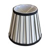 5"x8"x7" Metropolitan Softback Empire Edison Clip On Lampshade, Eggshell with