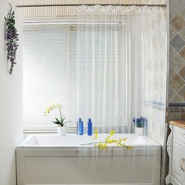 SFr Transparent PEVA Shower Curtain Small