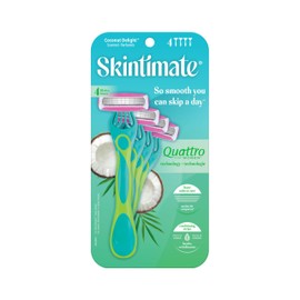 Skintimate, Skintimate Coconut Delight Women's Disposable Razors, 4 Count