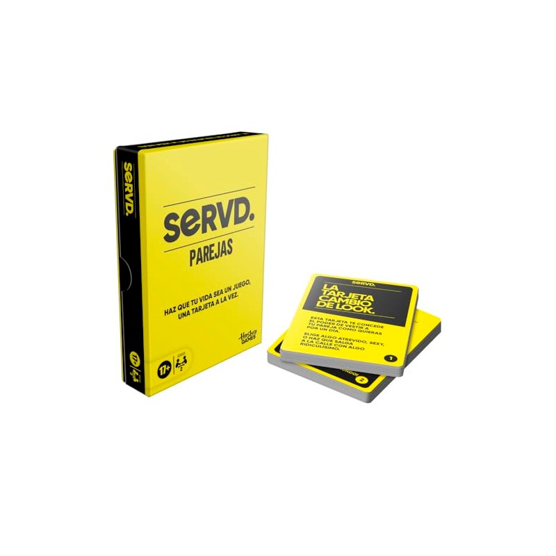 Hasbro Games Juego de Mesa SERVD Parejas