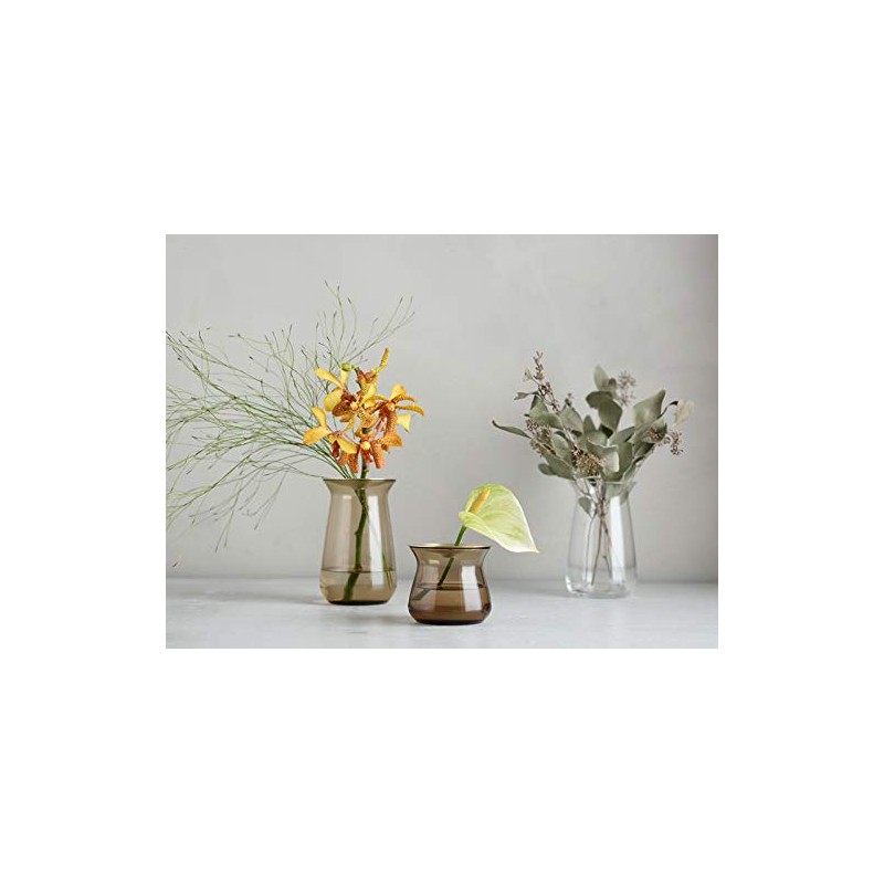 KINTO 20332 Flower Vase Luna Base 80x70mm Brown