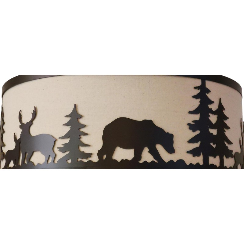 Litex Industries: 1-Light Mini Ceiling Pendant in Bronze Finish with