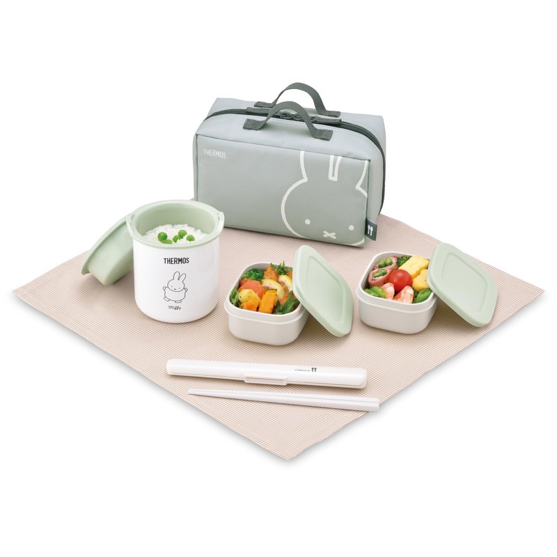 Thermos DBQ-256B LTG Insulated Lunch Box, Approx. 0.6 Cm, Miffy,