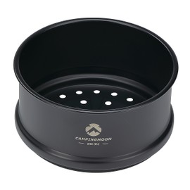 Camping Moon BKS362 Shera Cup Seiro Steamed Dim Sum, Mini Ceiro, Stainless Steel, Black for φ4.7 inches (12 cm)