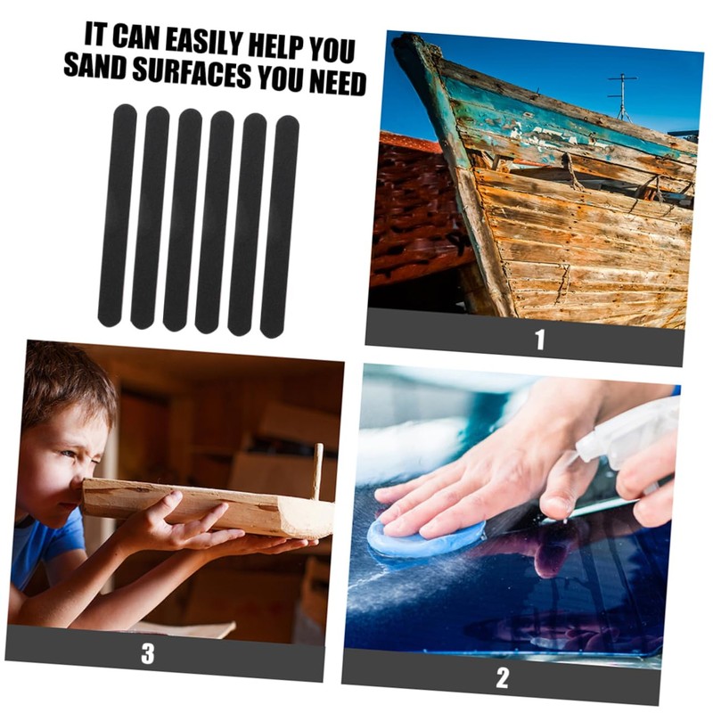 OATIPHO 12pcs Multi-functional Sanding Sticks Model Polishing Tools Coded for