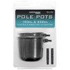 Drennan Pole Pots 150ml & 250ml Black