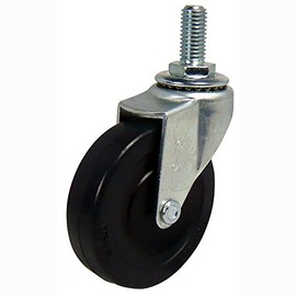 Nanshin SEL-75RL (M12XP1.75) General Caster Screw-in Specifications Flexible φ75 Rubber Car Theory