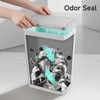 TIPGO Bathroom Trash Can with Lid, 4 Gallon / 15