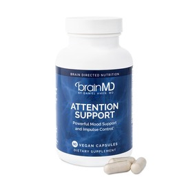 BrainMD - Attention Support - Promotes concentration and attention - 90 vegan capsules