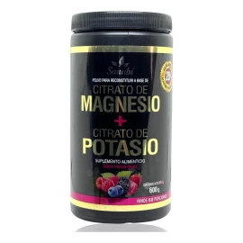 Citrato De Magnesio Y Citrato De Potasio 600 G Frutos Rojos Frutos Rojos