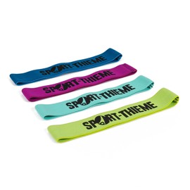 Sport-Thieme Elastic Fabric Fitness Band, Flexible Textile Band, Gymnastics Band, Resistance Band, Available in Four Different Tensile Strengths, L x W: 32 x 5 cm, Nylon, Polyester, Latex