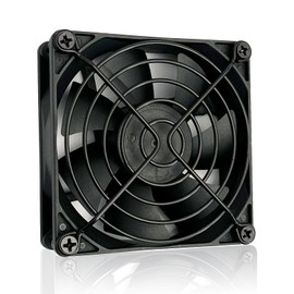 DVUIYYL 2 PCS 80mm Fan Grill pc 80mm Fan Bracket Grill (Black)