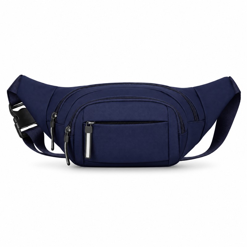 Running Waist Bag with Zippered Pockets – Slim Travel Money