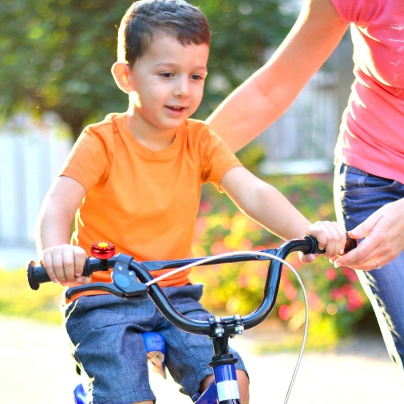 VORCOOL Bicycle Bell Bicycle Bell Flower Motifs Children's Handlebar Alarm