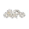 20 Sets Magnetic Clasps Round Brass Fashionable Jewelry Clasps for