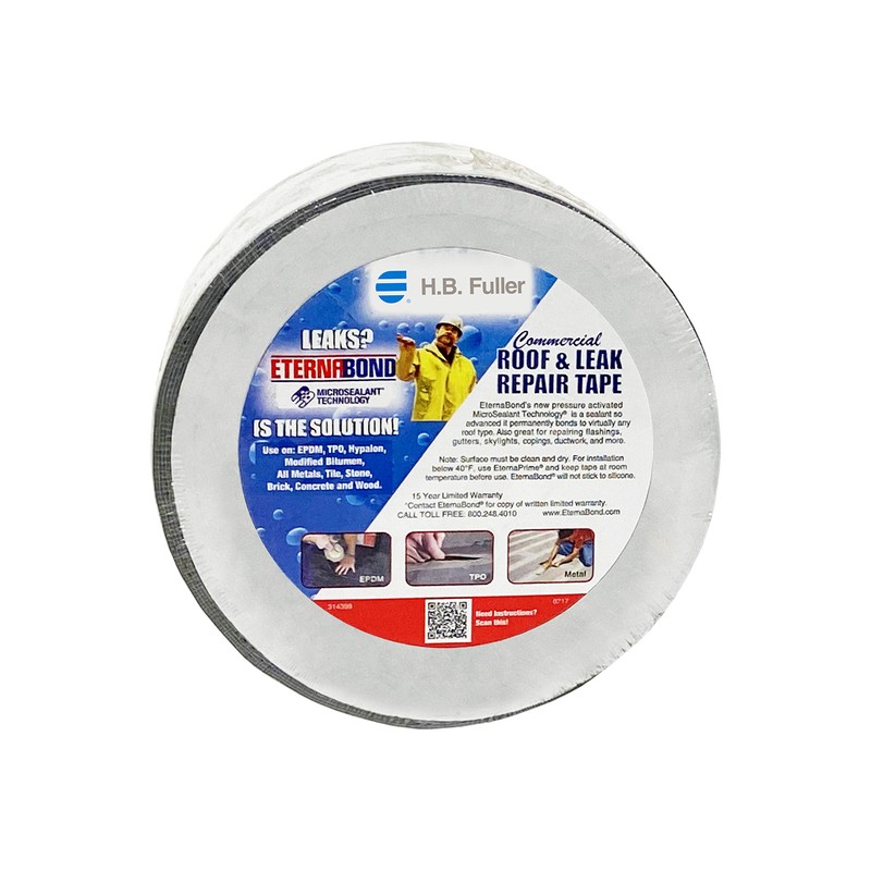 EternaBond RoofSeal Gray 4" x50' MicroSealant UV Stable RV Roof
