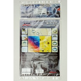 Harder and Steenbeck Airbrushing Stencil Step by Step 'Water Drops" A4 Format (11.5 * 8 inch). by SprayGunner