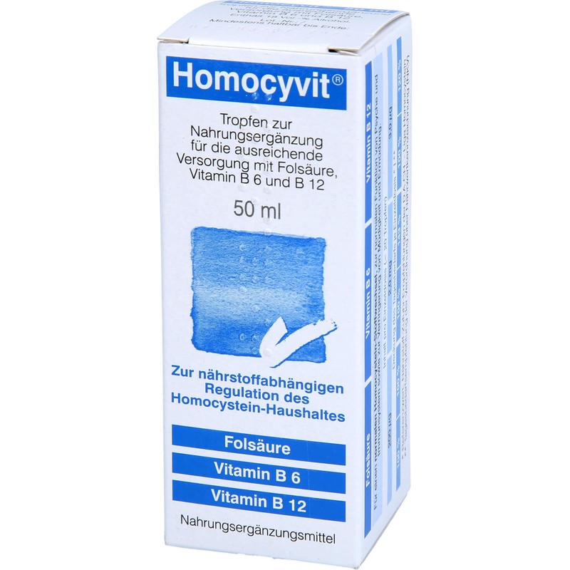 Homocyvit Drops to Support Normal Homocysteine Metabolism 50ml Solution