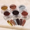 SUTOKAKA Chrome Nail Powder Metallic Mirror Effect Pigment Dust, Champagne