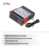 MECCANIXITY 2 Pack STC-1000 10A DC 12V Digital LED Temperature