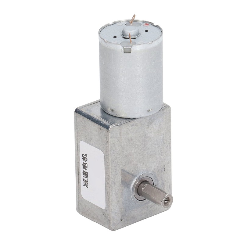 Worm Gear Motor 12mm Double Shaft Self Locking Reversible High