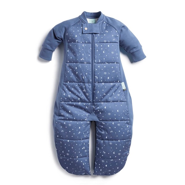 ergoPouch 3.5 TOG Baby Sleep Sack – 100% Organic Cotton Baby Sleep Suit Bag for Cozy Baby’s Night – Our Sleeping Bag for Kids converts to Sleep Suit with Legs (Night Sky, 2-4 Years)