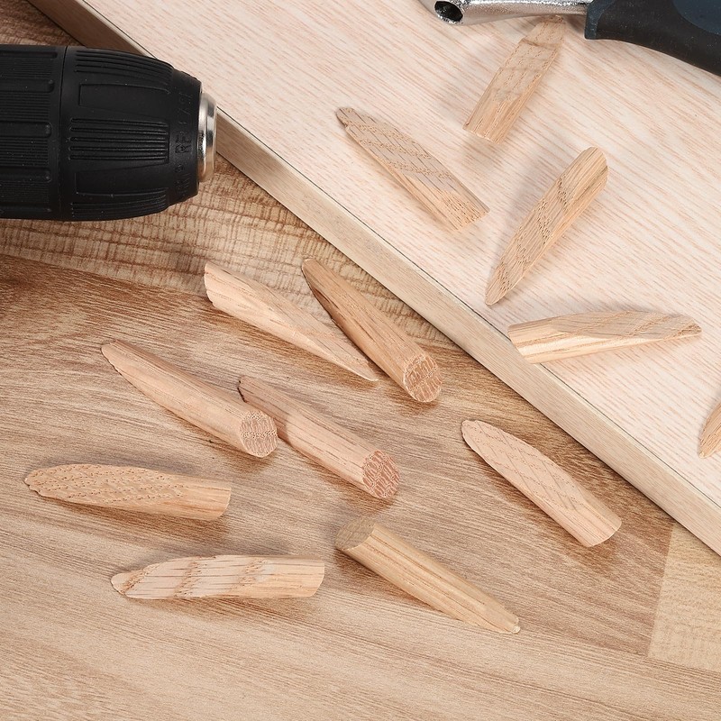 sourcing map 100Pcs Pocket Hole Plug, 9.5mm Pocket Hole Jig