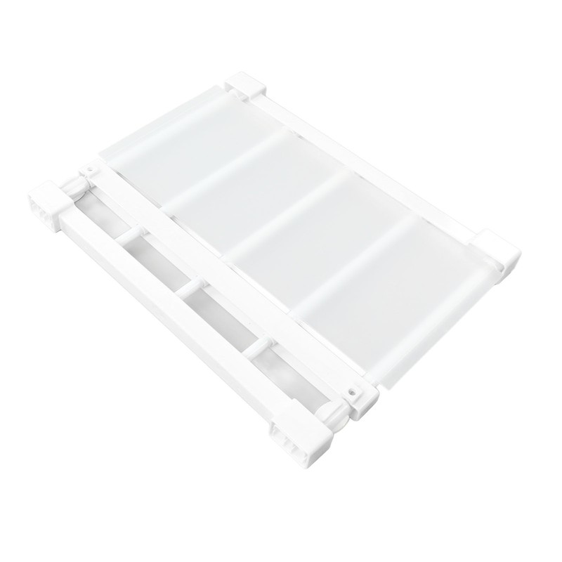 Tension Rod Shelf 14.2 Inch Width Nail Free Expandable Storage