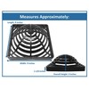 9" Outdoor Square Dome Atrium Grate Drain Cover 0903SDG /