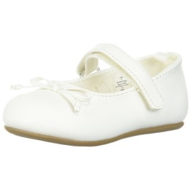 Baby Deer Girls' Skimmer Mary Jane Flat, Ivory, 9 Child US Toddler