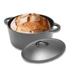Cuisiland 5 Quart Pre-Seasoned Cast Iron Dutch Oven with Dome