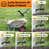 Weed Puller Tool, Heavy Duty Stand Up Weed Puller with