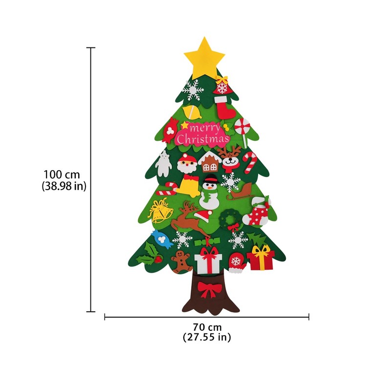 Felt Christmas Tree, Felt Christmas Tree for Children, DIY Felt