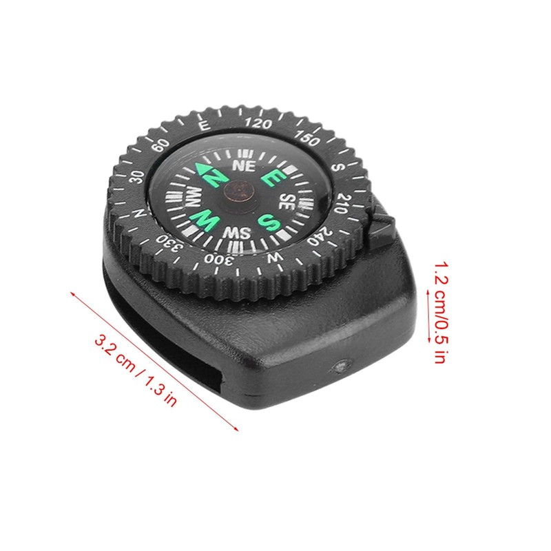 Compass 2pcs Watch Shape Compass Portable Watch Band Slide Navigation