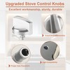 5 Pack WB03X25796 WB03T10326 Gas Cooktop Knob, Range Burner Stove