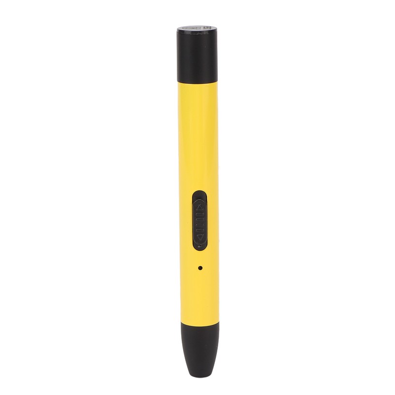 LED Light Earpick Rechargeable Double Light Source Yellow Portable Lighted