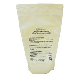 FertiliTech Magnesium Sulphate Multi-Purpose Epsom Salt 750g for Relaxing Bath and Gardening