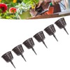 100PCS Plastic Fertilizer Mesh Basket with Lid Planting Fertilizer Net