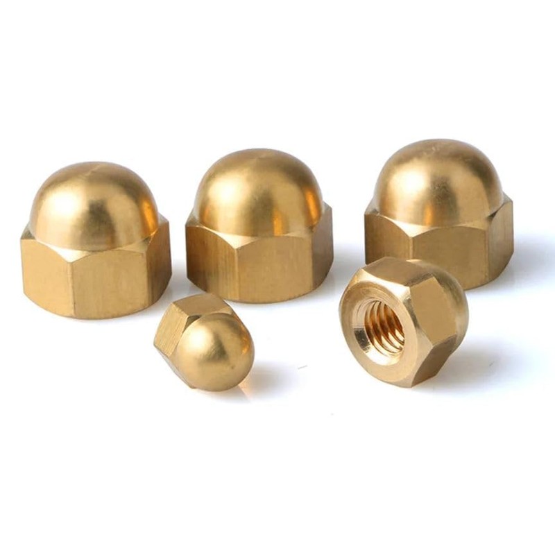 Solid Brass Dome Nuts Acorn Nuts Solid Brass Cap Nuts