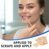 200 Stück Augenbrauen Holzspatel für Haarentfernung, Haarentfernung Holzstäbchen,Waxing Stick, Präzise