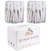 PANA 200pcs Cosmetic Make Up Disposable Plastic 2.5" Spatulas Skin
