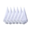 Lace Cotton White Handkerchiefs Perfect Wedding Bulk
